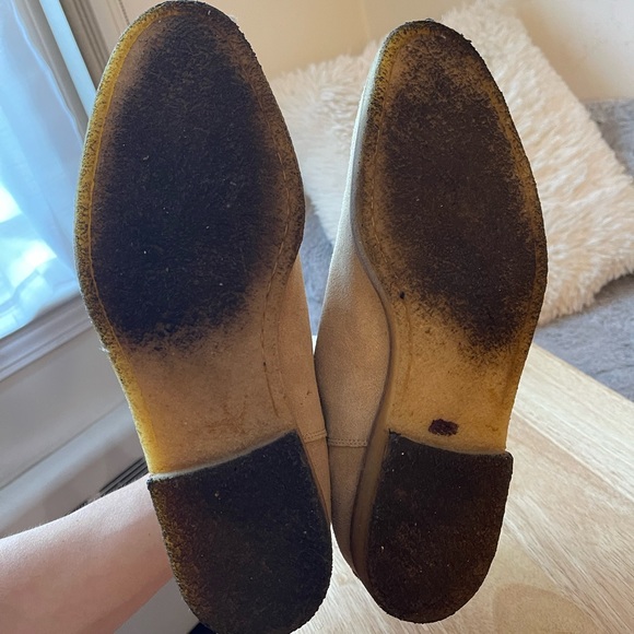 Mens Common Projects Suede Chelsea Boots - Tan Size 10 (MSRP-$525) Made In Italy - Picture 11 of 12